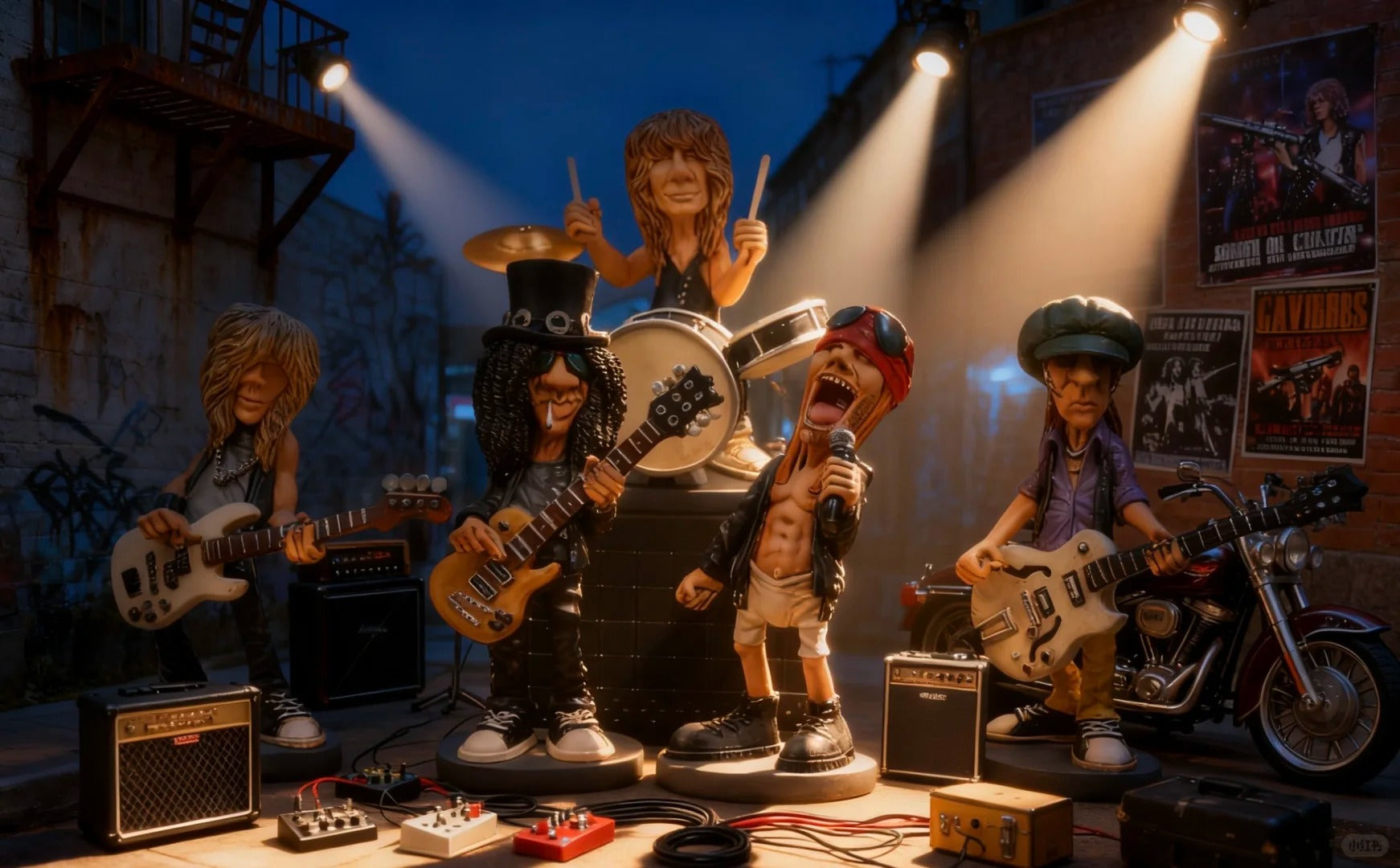 Gun n roses - $25.00 Each Figure